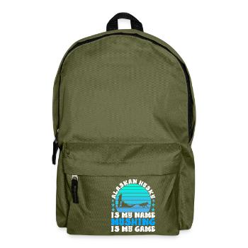 Sledding Sled dogs - Backpack - olive green - Front