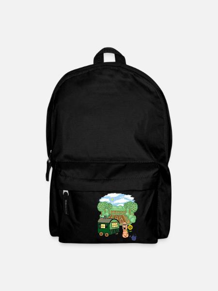 Bauwagen Garten Gärtner Erdnuss Gemüse Blumen - Rucksack - Schwarz