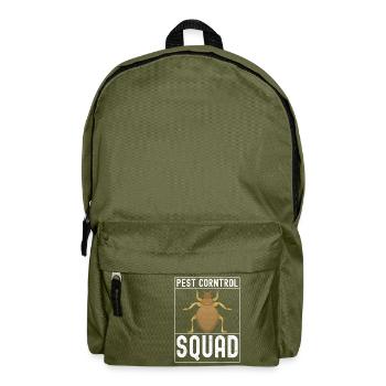Pest Control Exterminator - Backpack - olive green - Front