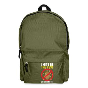 Pest Control Exterminator - Backpack - olive green - Front
