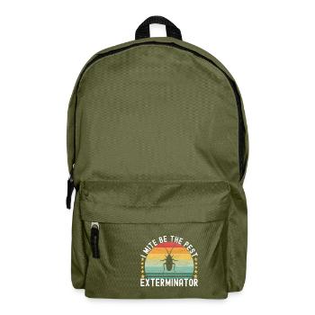Pest Control Exterminator - Backpack - olive green - Front