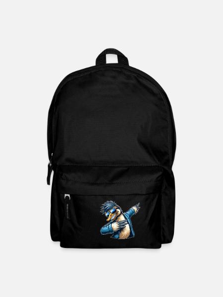 Cooler Emu-Strauß Dabbing Dab Tanz - Rucksack - Schwarz