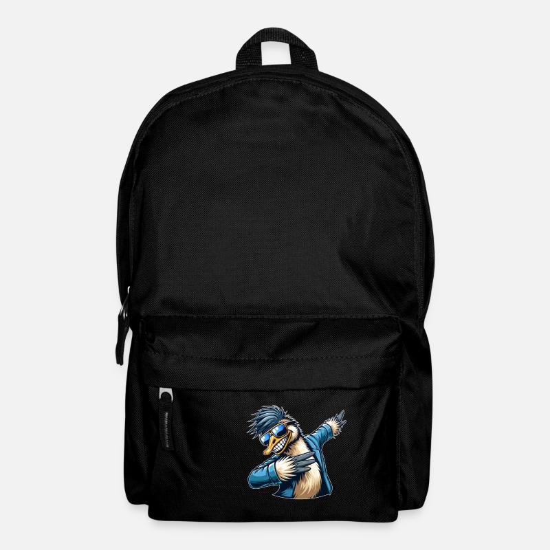 Cooler Emu-Strauß Dabbing Dab Tanz - Rucksack - Schwarz