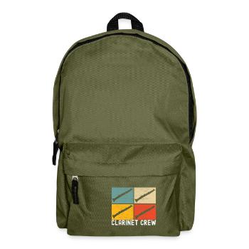 Clarinet Wind Instrument Clarinet player - Backpack - olive green - Front