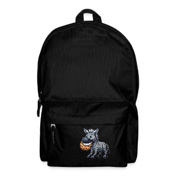 Zebra Keks Cartoon süße Zähne - Rucksack - Schwarz - Vorne