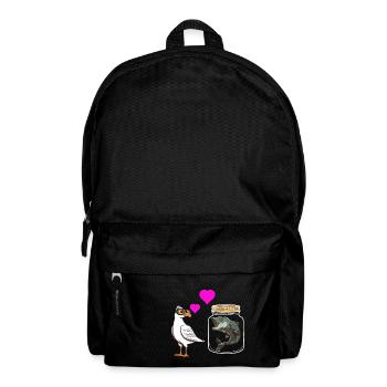 Seagull Loves Fish Fish Maritime Sailor - Backpack - black - Front