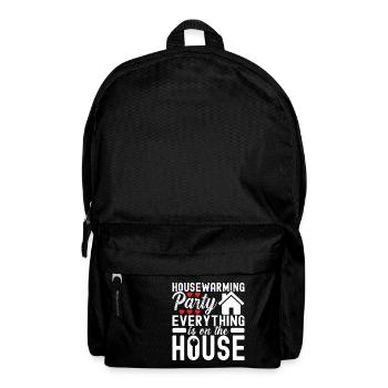 Homeowners Housewarming Party - Backpack - black - Front