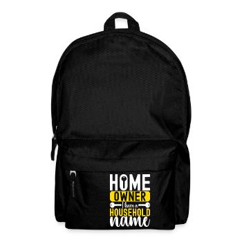 Pendaison de crémaillère des propriétaires - Sac à dos - noir - Devant