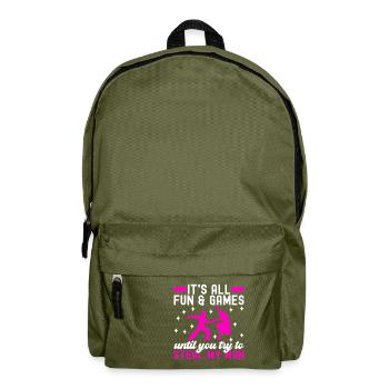 Ballsaal Tanz Ballsaaltänzer Gesellschaftstänzer - Rucksack - Olivgrün - Vorne