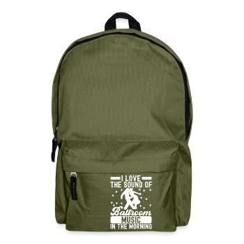 Ballsaal Tanz Ballsaaltänzer Gesellschaftstänzer - Rucksack - Olivgrün - Vorne