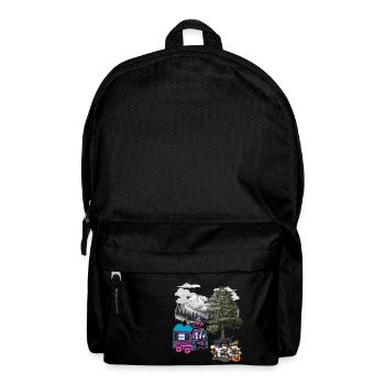 Sorcière Sorcières Halloween Construction Trailer - Sac à dos - noir - Devant