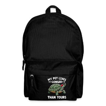 Turtle Red-eared Turtle - Backpack - black - Front