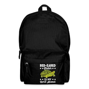 Turtle Red-eared Turtle - Backpack - black - Front