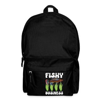 Killifish Quarium Fish - Backpack - black - Front