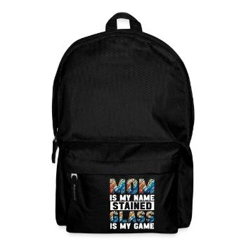 Buntglaskünstler Buntglaskunst - Rucksack - Schwarz - Vorne