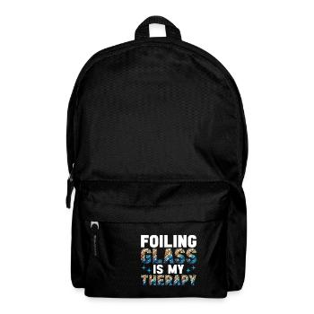 Buntglaskünstler Buntglaskunst - Rucksack - Schwarz - Vorne