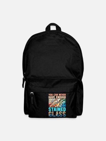 Stained Glass Artist Stained Glass Art - Backpack - black