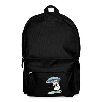 rodent rat umbrella rainy weather children child - Backpack - black - Front