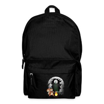 Fire Campfire Forest Dwellers Squirrel Moon - Backpack - black - Front