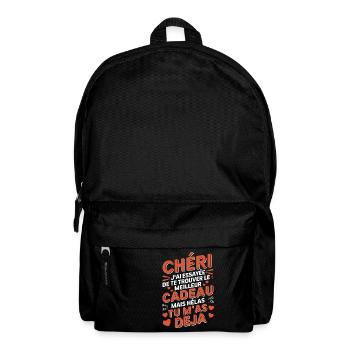 Darling Finding the Best Gift Couple Love - Backpack - black - Front