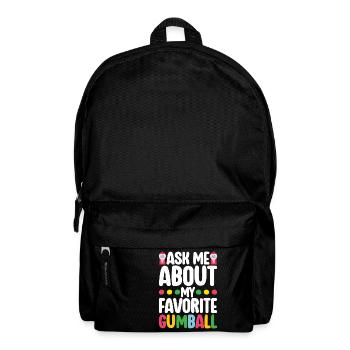 Gumball Machine Kaugummiautomat - Rucksack - Schwarz - Vorne