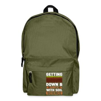 Bodenwissenschaftler Soil Science - Backpack - olive green - Front