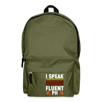 Bodenwissenschaftler Soil Science - Backpack - olive green - Front