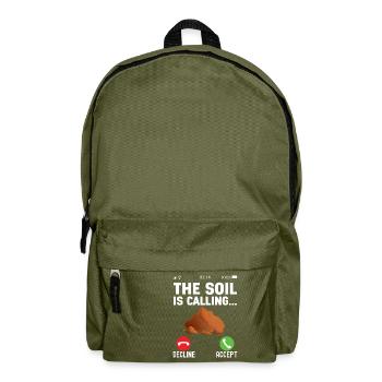 Bodenwissenschaftler Soil Science - Backpack - olive green - Front
