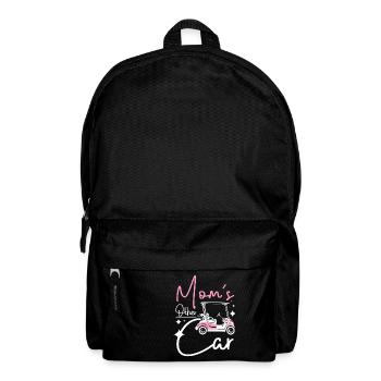 Mother's day Golfing golf cart Mom's other car - Backpack - black - Front