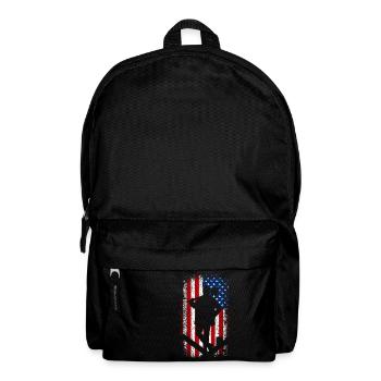 Usa american flag 4th of july chimney sweep - Rucksack - Schwarz - Vorne