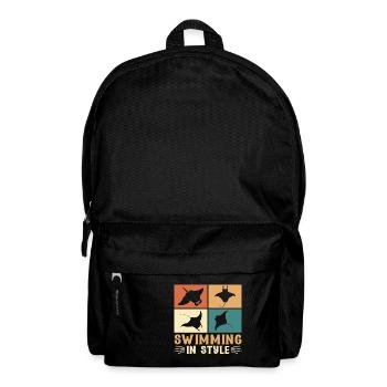 Manta Rays Great Manta Sea Creatures - Backpack - black - Front