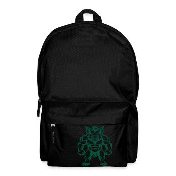 Wildschwein Comic - Rucksack - Schwarz - Vorne