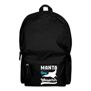 Raies Manta Grandes créatures marines Manta - Sac à dos - noir - Devant