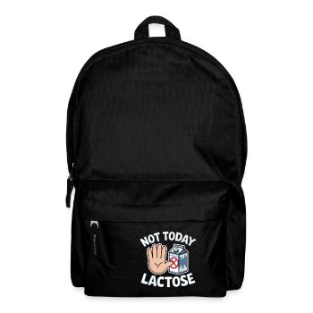 Lactose intolerance Lactose intolerant - Backpack - black - Front