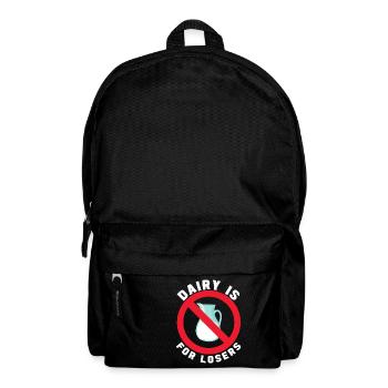 Lactose intolerance Lactose intolerant - Backpack - black - Front