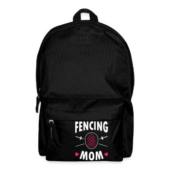Fencing Mom - Rucksack - Schwarz - Vorne