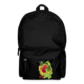 Obst Früchte Frucht Exotisch Sommerzeit Sommer - Rucksack - Schwarz - Vorne