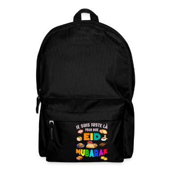 Ich möchte nur Eid Mubarak sehen - Rucksack - Schwarz - Vorne