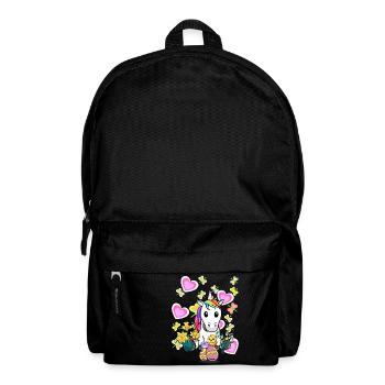 Unicorn Easter Egg Chick Unicorns Kids - Backpack - black - Front