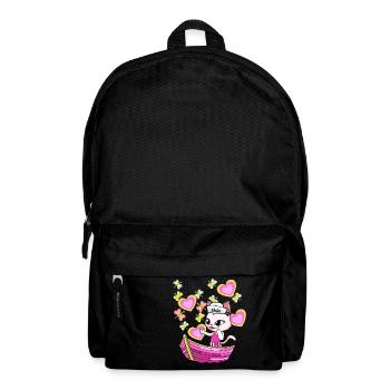 Cat Adventure Children Child Boat Holidays Summer - Backpack - black - Front
