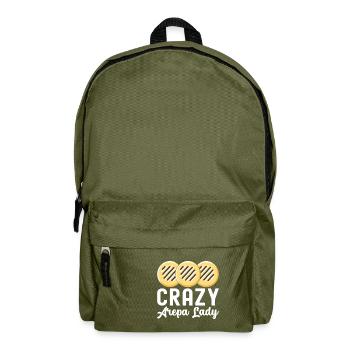 Venezuelan Arepas - Backpack - olive green - Front
