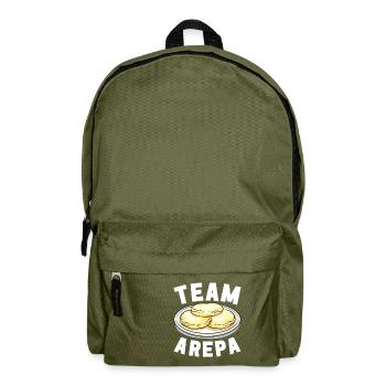Venezuelan Arepas - Backpack - olive green - Front