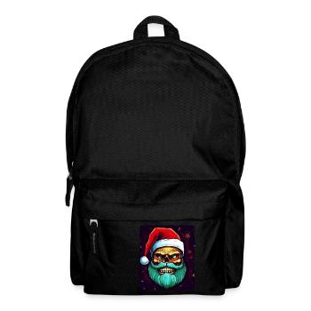Santa Claus Skull - Backpack - black - Front