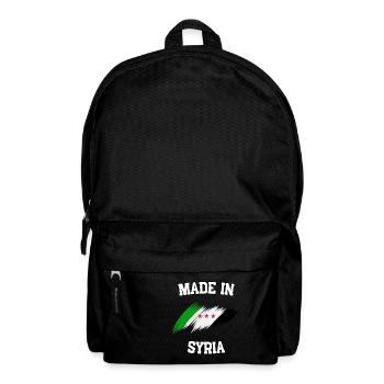 Made in Syria - Rucksack - Schwarz - Vorne