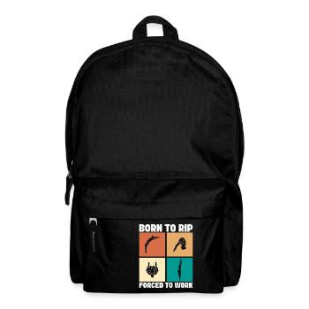 Kunstspringen Turmspringer Sprungbrett - Rucksack - Schwarz - Vorne