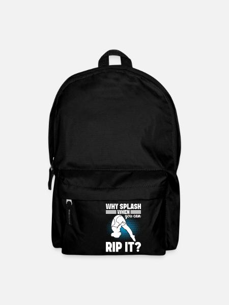 Kunstspringen Turmspringer Sprungbrett - Rucksack - Schwarz