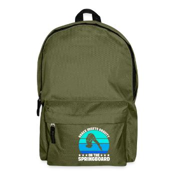 Diving diving board - Backpack - olive green - Front