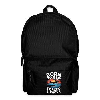 Kunstspringen Turmspringer Sprungbrett - Rucksack - Schwarz - Vorne