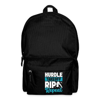 Kunstspringen Turmspringer Sprungbrett - Rucksack - Schwarz - Vorne
