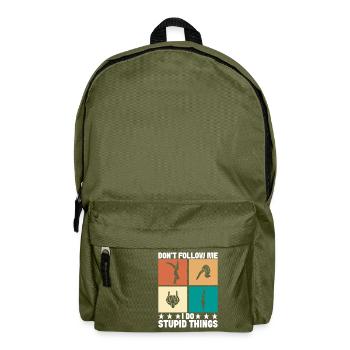 Diving diving board - Backpack - olive green - Front